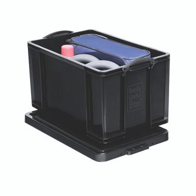 Really Useful 84L RCYC Stor Box BLK - -
