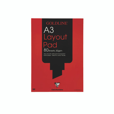 Goldline Layout Pad 50GSM 80 Sh A3 - -