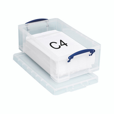 Really Useful 12L Storage Box Clear - -