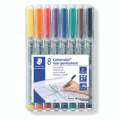 Staedtler Lumocolor Fine ASST PK8 - -