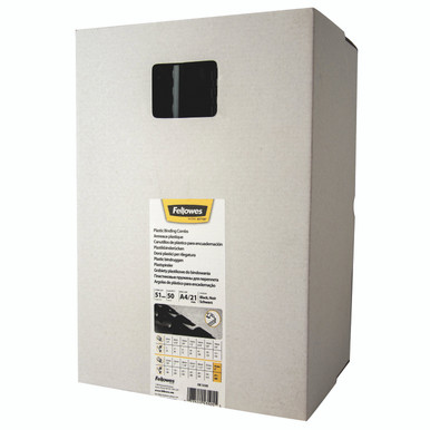 Fellowes 51MM Black Bind Comb PK50 - -
