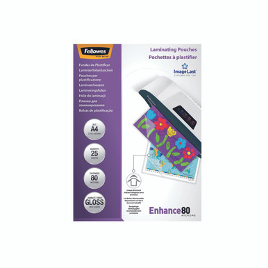 Fellowes A4 Lam Pouch 160MIC PK25 - -