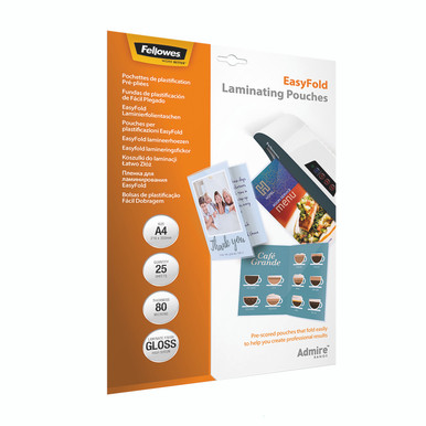 Fellowes Easyfold Lam Pouch A4 PK25 - -