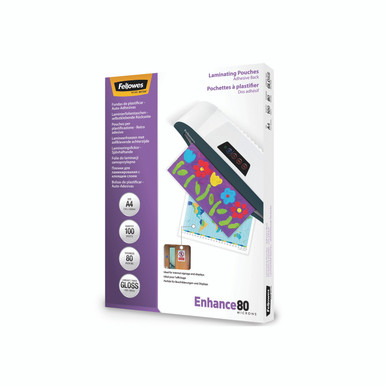 ENHANCE80 Lamg Pouch A4 Gloss PK100 - -