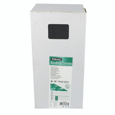 Fellowes 25MM Black Bind Comb PK50 - -