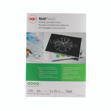 Gbc A3 Lam Pouch Matt 150MIC PK100 - -