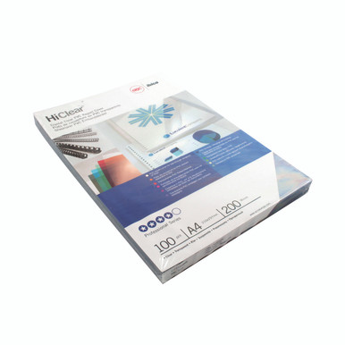 Gbc Hiclear Bind Cv 200 Sup/Clr P100 - -