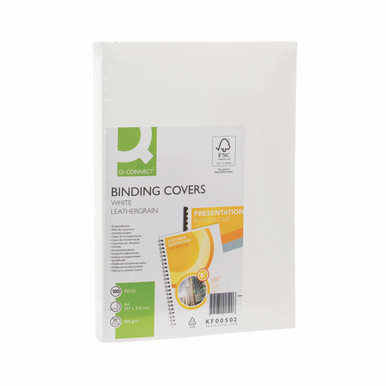 Q-Connect Binding Comb Covers PK100 - -