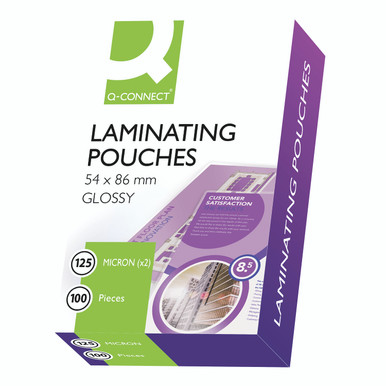 Q-Connect Laminating Pouch PK100 - -