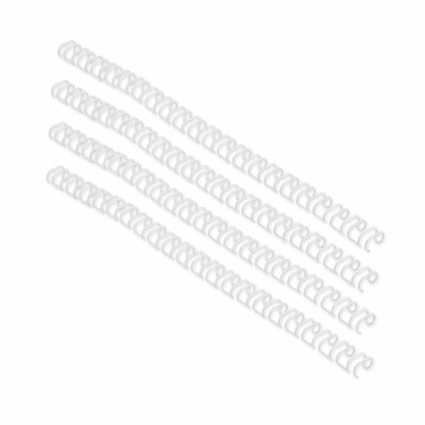 Gbc 6MM A4 Bind Wires White PK100 - -