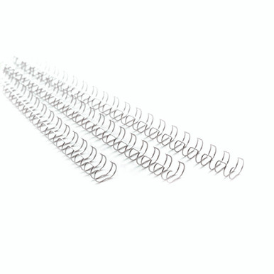 Gbc 6MM A4 Bind Wires Silver PK100 - -