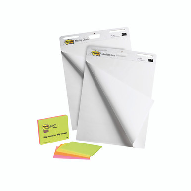 Post-It Meeting Chart 559P 2+4 PK6 - -