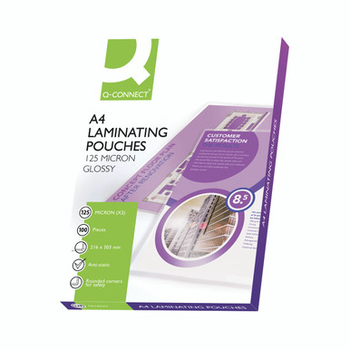 Q-Connect Laminating Pouches A4 - -