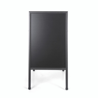 Bi-Office Black A Frame Chalk Board - -