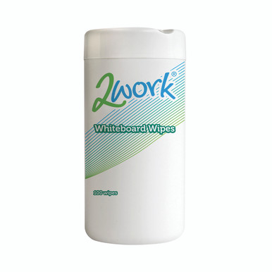2Work Whiteboard Wipes Tub PK100 - -