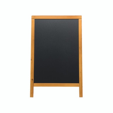 Securit Duplo Pavement Chalkbrd Teak - -