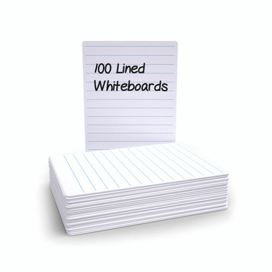 Economy Drywipe Board Lined A4 PK100 - -
