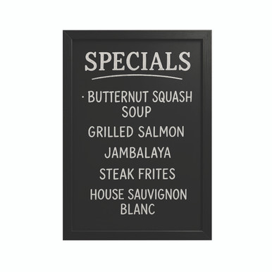 Wall Mount Chalkboard 600X800MM BLK - -