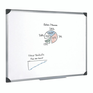 Drywipe Magn Whiteboard 1800X1200MM - -
