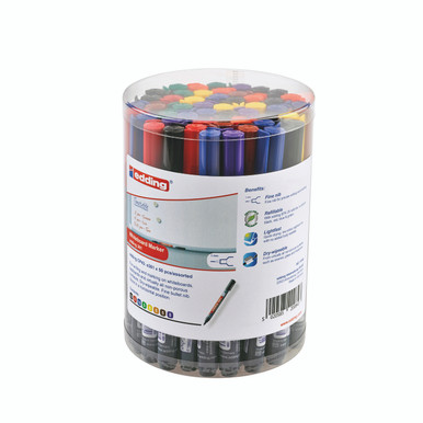 Edding 361 Drywipe Marker AST PK50 - -