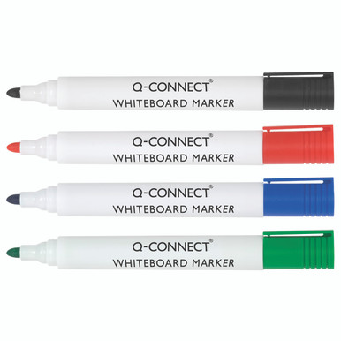 Q-Connect Drywipe Marker Assrtd PK10 - -