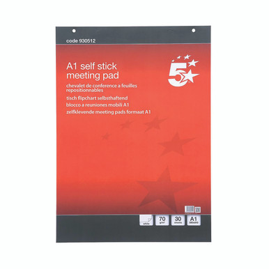 Flipchart Pad Self-Adhesive A1 PK2 - -
