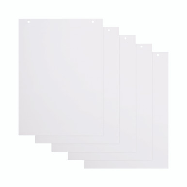 5 Star Plain Flipchart Pad A1 PK5 - -