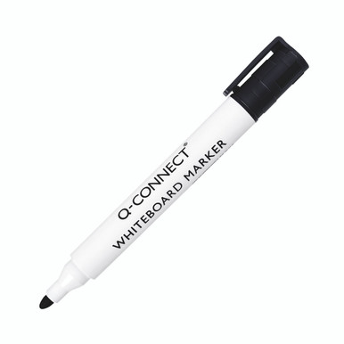 Q-Connect Drywipe Marker Black PK10 - -