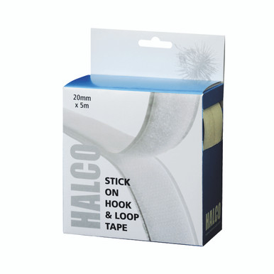 Halco Hook Loop Tape Roll 20MMX5M - -