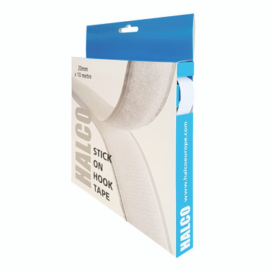 Halco Stick Hook Roll 20MMX10M WHT - -