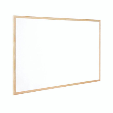 Q-Connect Whiteboard Wooden Frame - -
