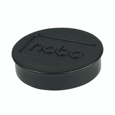 Nobo Whiteboard Magnets 38 BLK PK10 - -