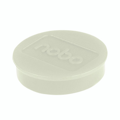 Nobo Whiteboard Magnets 38 WHT PK10 - -