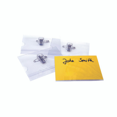 Cw Office Combi Clip Name Badge 40X75MM PK50
