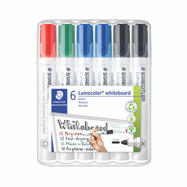 Staedtler Lumo 351 Drywipe AST PK6 - -