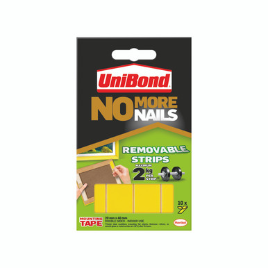 No More Nails Rem Adhstrips Ylw PK10 - -