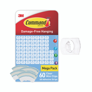 Command 60 Dec Clips + 68 Clr Strips - -