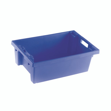Stack/Nest Box 600X400X200MM Blue - -