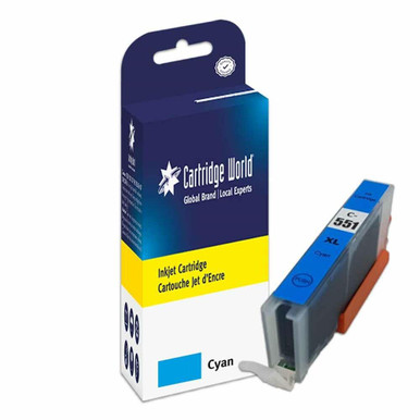 Compatible Canon CLI-551XLC Cyan (6444B001) - Canon PIXMA MG Series Ink Cartridges -