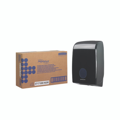 Aquarius Hand Towel Dispenser Black - -