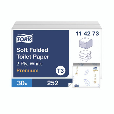 Tork Prem Soft Tissue 252 Shts PK30 - -