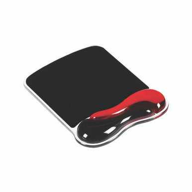 Kensington Duo Gel Mouse Pad Red/BLK - -