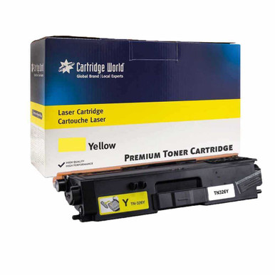 Compatible Brother TN-326Y Yellow Toner Cartridge High Capacity - Brother DCP-L Series Toner Cartridges - Brother DCP-L8400CDN Toner Cartridges