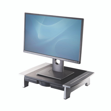Office Suites Std Mon Stand BLK/SLV - -