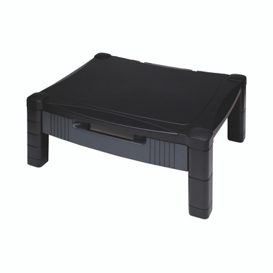 Contour Ergonomics Adj Mon Stand BLK - -