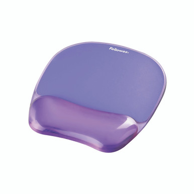 Fellowes Crystals Gel Mouse Pad Pur - -
