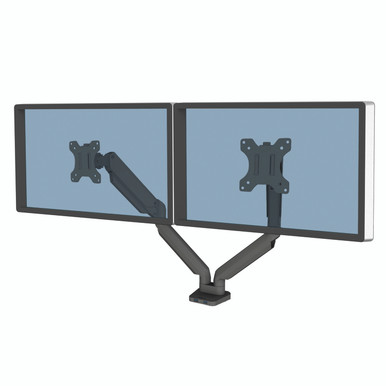 Fellowes Platinum Dual Mon Arm Black - -