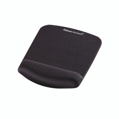 Plush Touch Mousepad Wrist Supp BLK - -