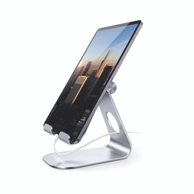 Large Tab/Phone Stand 4-13IN Silver - -