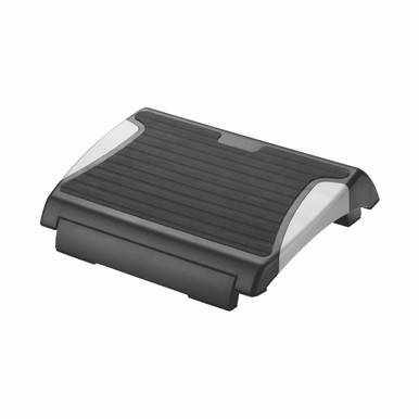 Q-Connect Anti-Slip Footrest BLK/SLV - -